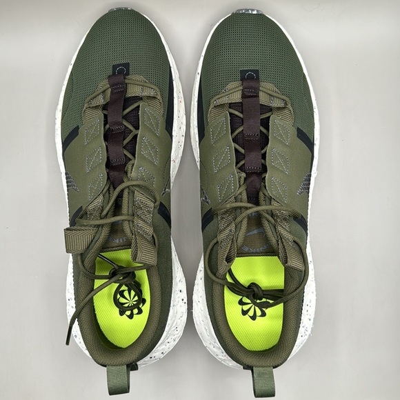 NWT! Nike Crater Impact Sneakers Men’s 13 Green, Black - Picture 8 of 12